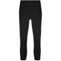 Puma Legging cropped com estampa de logo - Preto