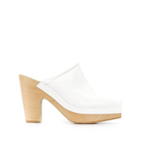 Rachel Comey Mule com bico quadrado e salto 110mm - Branco