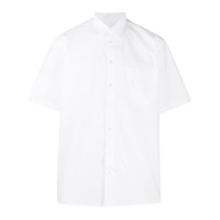 Raf Simons Camisa com estampa de logo - Branco