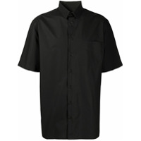 Raf Simons Camisa mangas curtas com estampa de logo - Preto