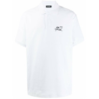 Raf Simons Camisa polo com logo bordado - Branco