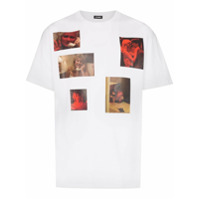 Raf Simons Camiseta com estampa fotográfica - Branco