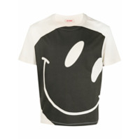 Raf Simons Camiseta com estampa Smiley Face - Neutro