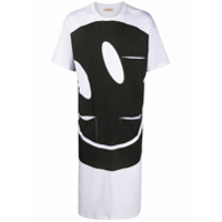 Raf Simons Camiseta Smiley com estampa - Branco