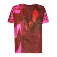 Raf Simons multi handpaint print T-shirt - Rosa