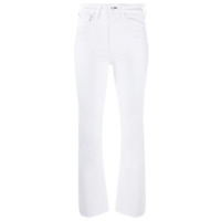 Rag & Bone Calça jeans cropped cintura alta - Branco