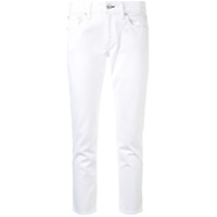 Rag & Bone Calça jeans cropped cintura baixa - Branco