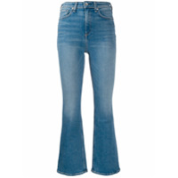Rag & Bone Calça jeans flare Nina cintura alta - Azul