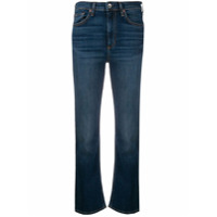Rag & Bone Calça jeans flare Nina cintura alta - Azul