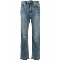 Rag & Bone Calça jeans reta com cintura média - Azul