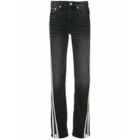 Rag & Bone /Jean Calça jeans cintura média com fenda na barra - Preto