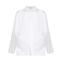 RAJESH PRATAP SINGH Camisa com bolso e efeito amassado - Branco