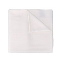 Ralph Lauren Cachecol de cashmere com logo bordado - Branco