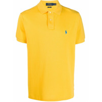 Ralph Lauren Camisa polo com logo bordado - Amarelo