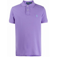 Ralph Lauren Camisa polo com logo bordado - Roxo