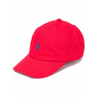 Ralph Lauren Kids Boné com logo bordado - Vermelho