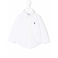 Ralph Lauren Kids Camisa bordada com logo - Branco