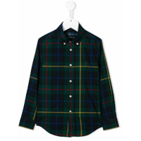 Ralph Lauren Kids Camisa com estampa xadrez - Verde