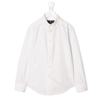 Ralph Lauren Kids Camisa lisa mangas longas - Branco