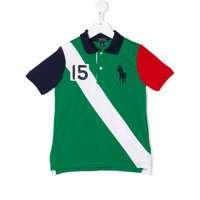 Ralph Lauren Kids Camisa polo com logo bordado - Verde