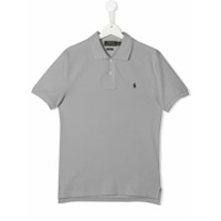 Ralph Lauren Kids Camisa polo com logo - Cinza