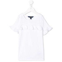 Ralph Lauren Kids Camiseta com acabamento de babados - Branco