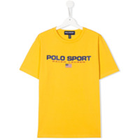 Ralph Lauren Kids Camiseta com estampa de logo - Amarelo