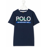 Ralph Lauren Kids Camiseta com estampa de logo - Azul