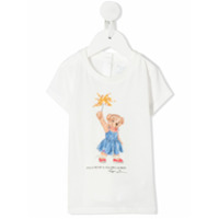 Ralph Lauren Kids Camiseta com estampa Teddy Bear - Branco