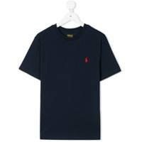 Ralph Lauren Kids Camiseta com logo bordado - Azul