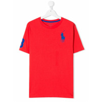 Ralph Lauren Kids Camiseta com logo - Vermelho