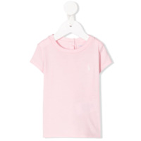 Ralph Lauren Kids Camiseta decote arredondado de jerséi - Rosa