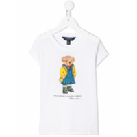 Ralph Lauren Kids Camiseta decote careca Polo Bear - Branco