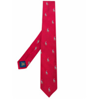 Ralph Lauren Kids Gravata com estampa de logo - Vermelho