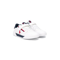 Ralph Lauren Kids lace-up touch-strap sneakers - Branco
