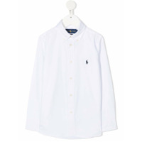 Ralph Lauren Kids long sleeve button-down shirt - Branco