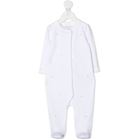 Ralph Lauren Kids Macacão com bordado floral - Branco