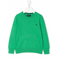 Ralph Lauren Kids Suéter decote careca - Verde