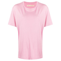 Raquel Allegra Camiseta oversized com gola redonda - Rosa