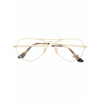 Ray-Ban Armação de óculos aviador - Dourado