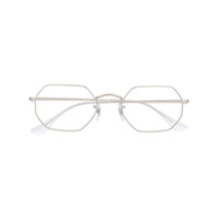 Ray-Ban Armação de óculos octogonal - Prateado