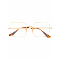 Ray-Ban Armação de óculos oversized quadrada - Dourado