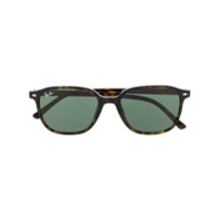 Ray-Ban Leonard rectangle frame sunglasses - Marrom