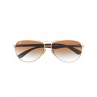 Ray-Ban Óculos de sol aviador com lentes em degradê - Dourado