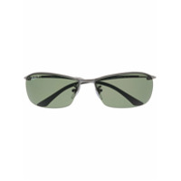 Ray-Ban Óculos de sol retangular RB3183 - Prateado