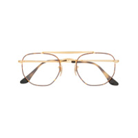 Ray-Ban tortoiseshell effect glasses - Dourado