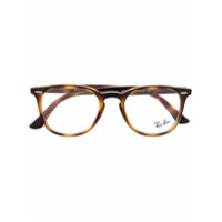 Ray-Ban tortoiseshell frame glasses - Marrom