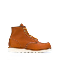 Red Wing Shoes Bota Classic Moc com cadarço - Marrom