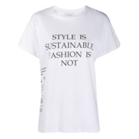 Redemption Style Is Sustainable T-shirt - Branco