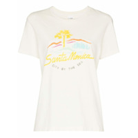 RE/DONE Camiseta 70s loose City By the Sea - Branco